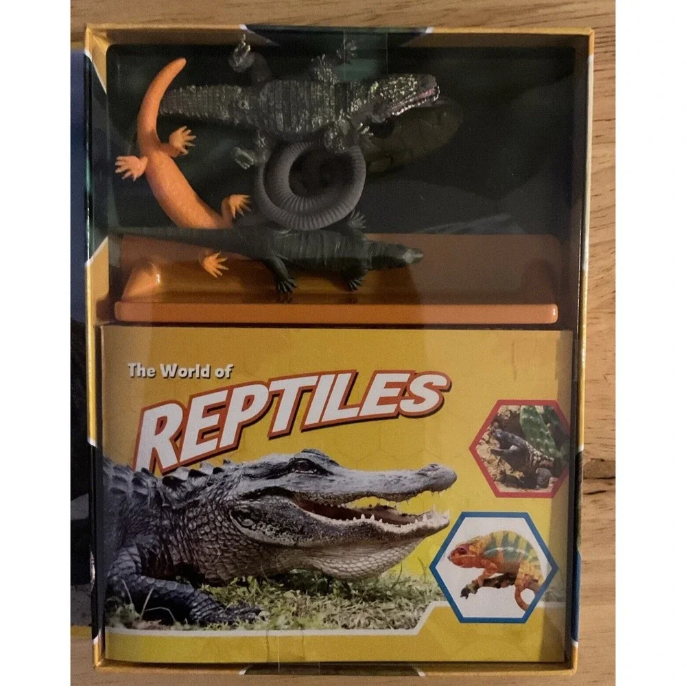Pocket Explores Set Of 4‎ Book, Dinosaurs, Wild Cat, Sharks, And Reptiles,  2021